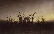 Abbey under Oak Trees (mk09) Caspar David Friedrich